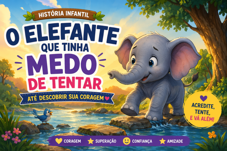 De Medo a Coragem: A Jornada de um Elefante